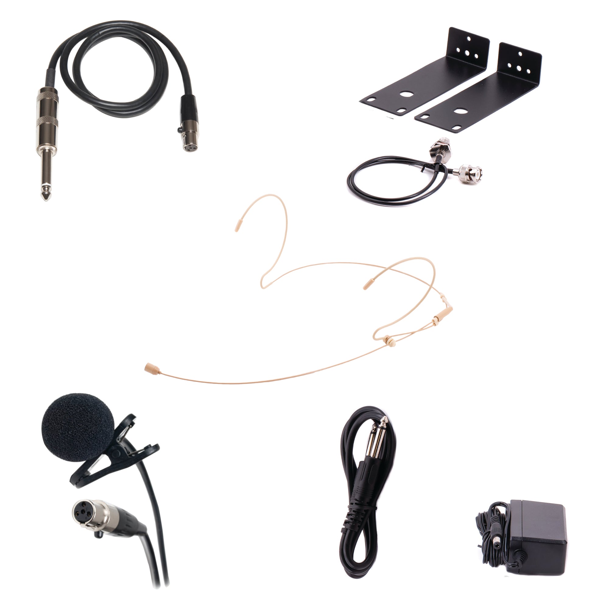 CAD WX1800BP UHF Wireless BodyPack System - Frequency Agile - Includes WX5 Guitar Cable, WX7 Headworn and WX9 Lav