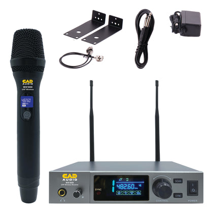 CAD WX1800HH UHF Wireless Handheld Microphone System - Frequency Agile