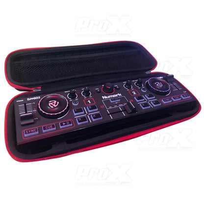 Prox XB-DJ2GO2 Lightweight Hardshell DJ Controller for Numark DJ GO2 and Wireless Mic