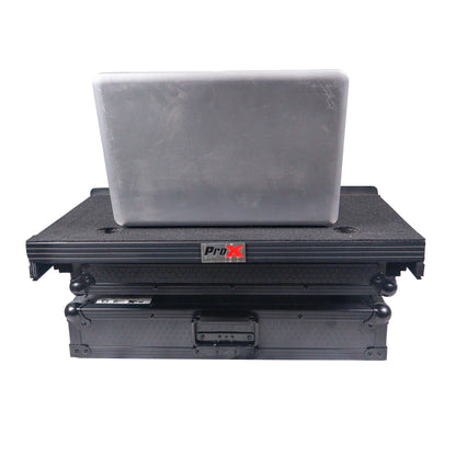 ProX Flight Road Case with Laptop Shelf for Pioneer DDJ-FLX4/DDJ-400/DDJ-SB3 Controlers
