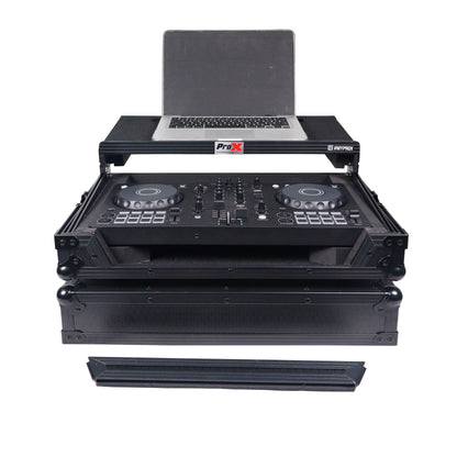 ProX Flight Road Case with Laptop Shelf for Pioneer DDJ-FLX4/DDJ-400/DDJ-SB3 Controlers