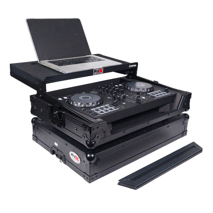 ProX Flight Road Case with Laptop Shelf for Pioneer DDJ-FLX4/DDJ-400/DDJ-SB3 Controlers