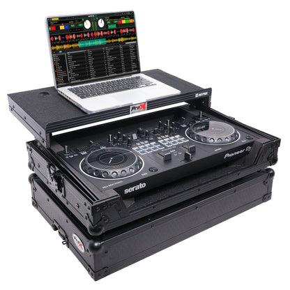 ProX X-DDJREV1LTBL ATA Flight Case for Pioneer DDJ-REV1 Controller with Laptop Shelf