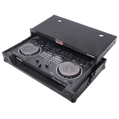ProX X-DDJREV1LTBL ATA Flight Case for Pioneer DDJ-REV1 Controller with Laptop Shelf