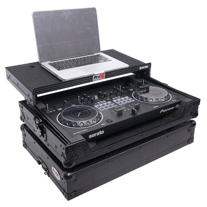 ProX X-DDJREV1LTBL ATA Flight Case for Pioneer DDJ-REV1 Controller with Laptop Shelf