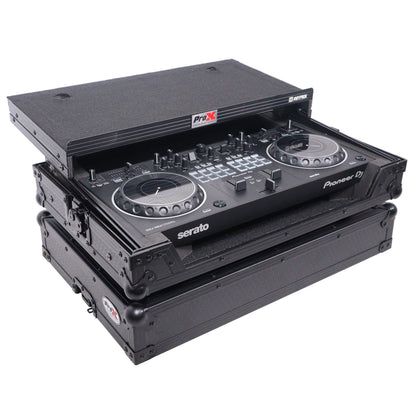 ProX X-DDJREV1LTBL ATA Flight Case for Pioneer DDJ-REV1 Controller with Laptop Shelf
