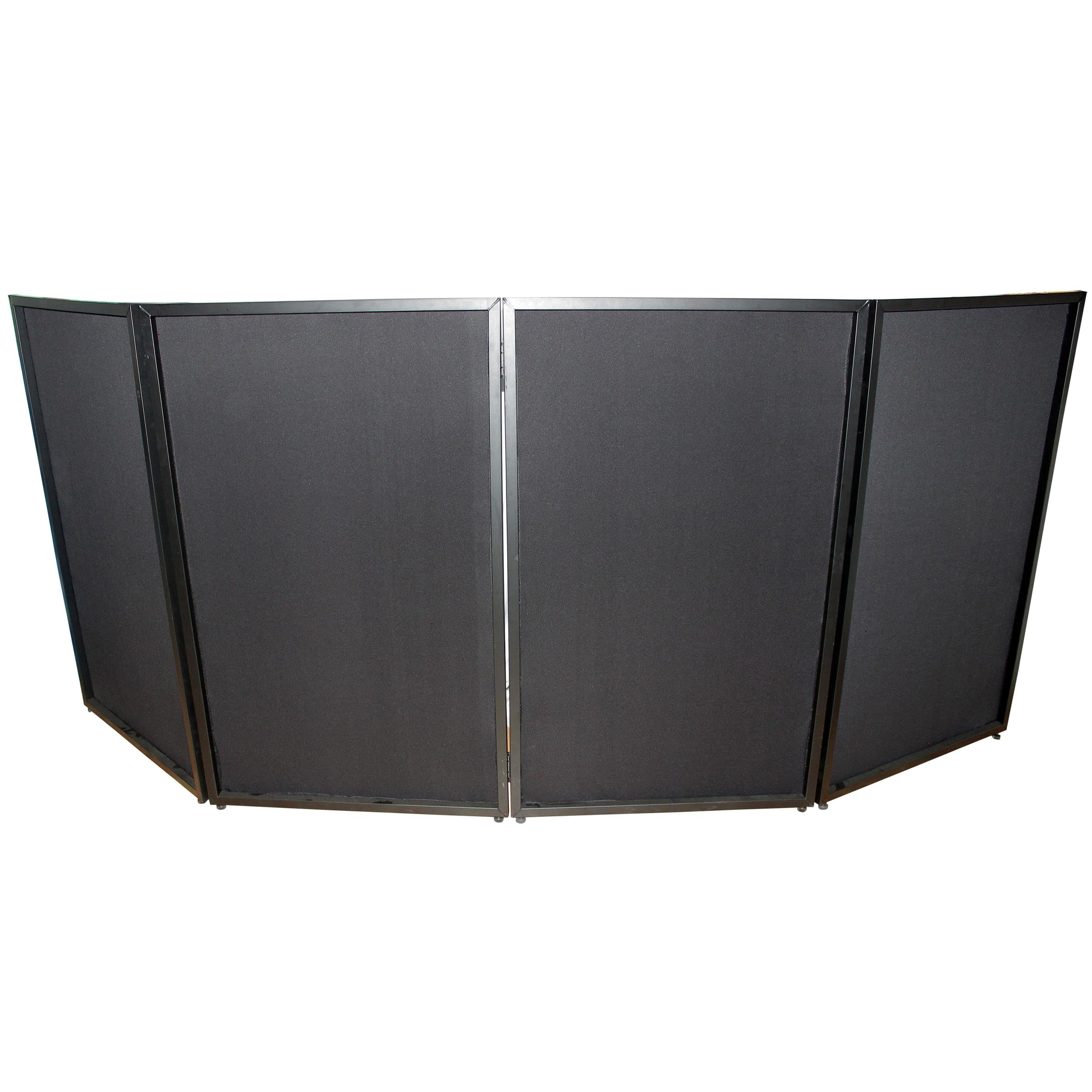 ProX XF-4X3048BMK2 4 Panel DJ Facade with Black and White Scrims