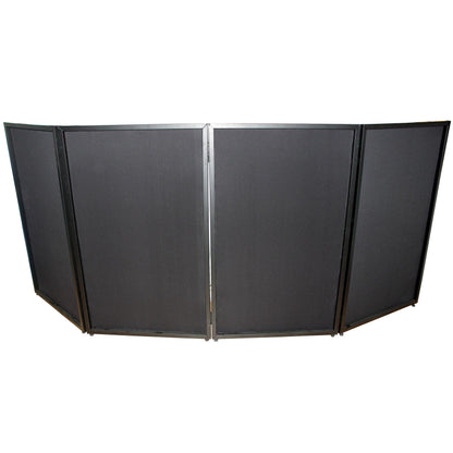 ProX XF-4X3048BMK2 4 Panel DJ Facade with Black and White Scrims