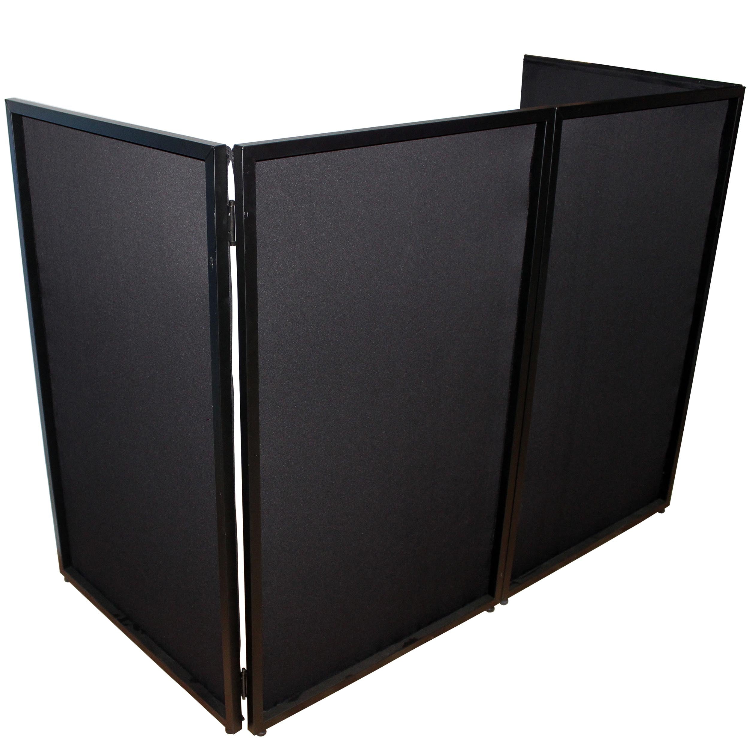 ProX XF-4X3048BMK2 4 Panel DJ Facade with Black and White Scrims