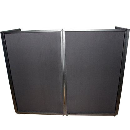 ProX XF-4X3048BMK2 4 Panel DJ Facade with Black and White Scrims