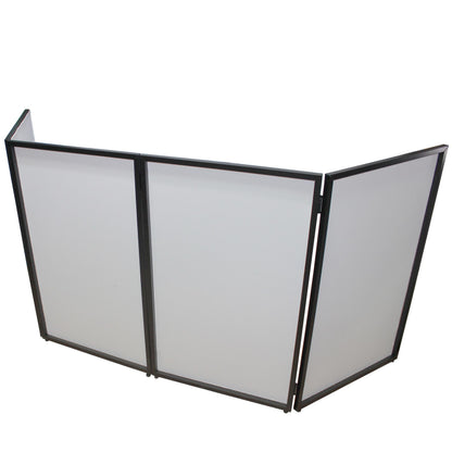 ProX XF-4X3048BMK2 4 Panel DJ Facade with Black and White Scrims