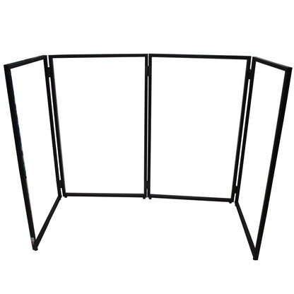 ProX XF-4X3048BMK2 4 Panel DJ Facade with Black and White Scrims