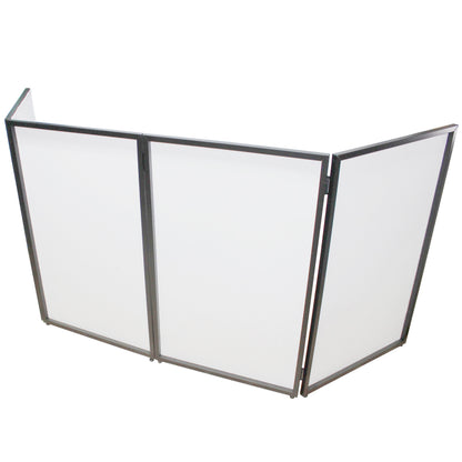 ProX XF-4X3048BMK2 4 Panel DJ Facade with Black and White Scrims