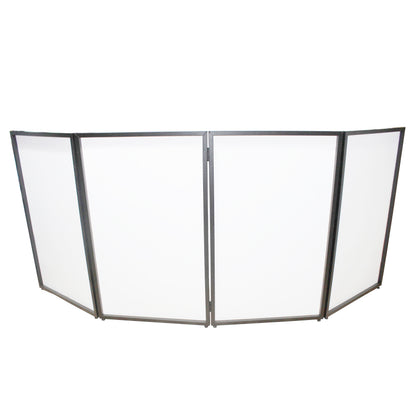 ProX XF-4X3048BMK2 4 Panel DJ Facade with Black and White Scrims