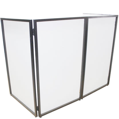 ProX XF-4X3048BMK2 4 Panel DJ Facade with Black and White Scrims