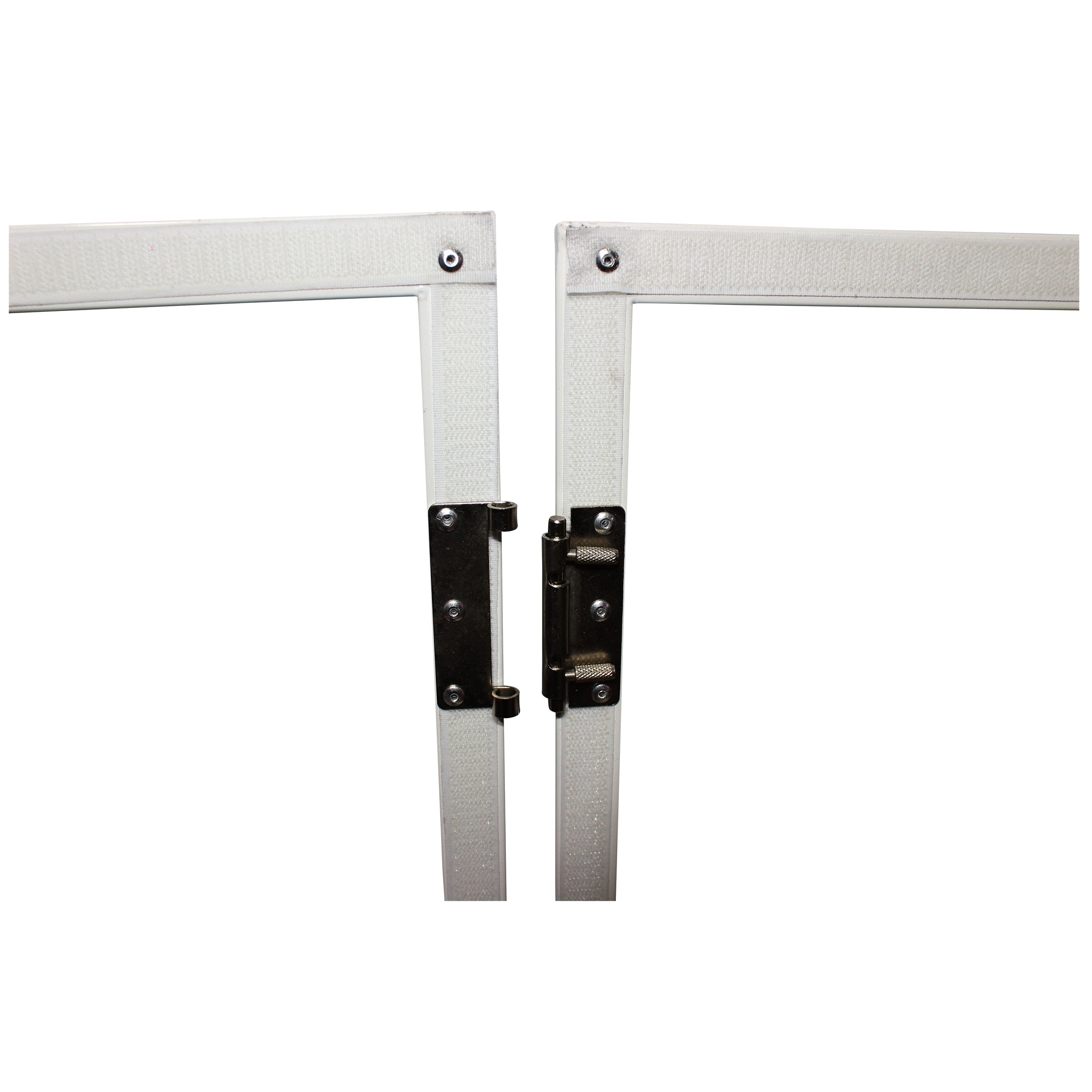 ProX XF-4X3048BW-MK2 Four Panel Collapse and Go DJ Facade with White Frame and Carry Bag