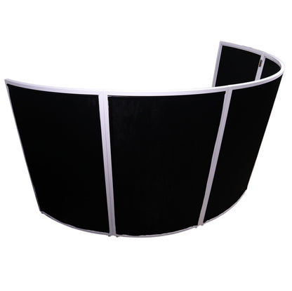 ProX XF-LUNAWH Five Panel DJ Facade with Black and White Scrim