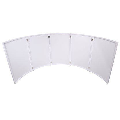 ProX XF-LUNAWH Five Panel DJ Facade with Black and White Scrim