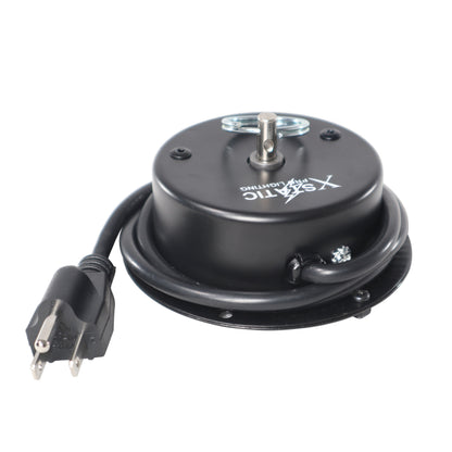 ProX X-MBM1 3 RPM Powered Rotating Disco Mirror Ball Motor with Ring – Supports 4-16 Mirror balls