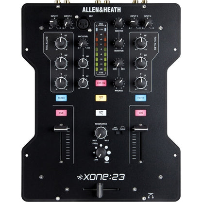 Allen & Heath XONE:23 2+2 Channel Professional DJ Mixer w/ 3-Band Total Kill EQ