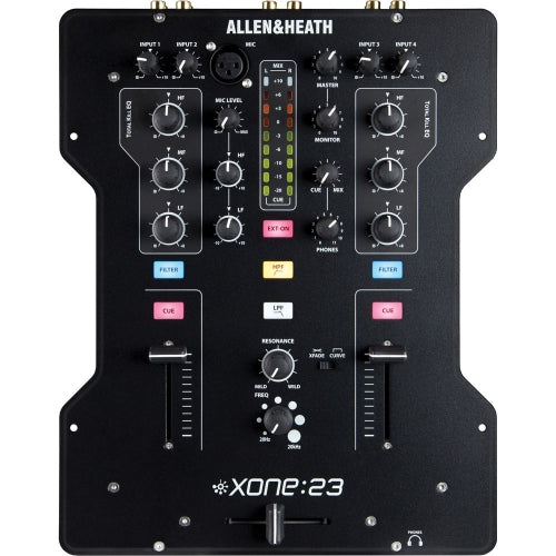 Allen & Heath XONE:23 2+2 Channel Professional DJ Mixer w/ 3-Band Total Kill EQ