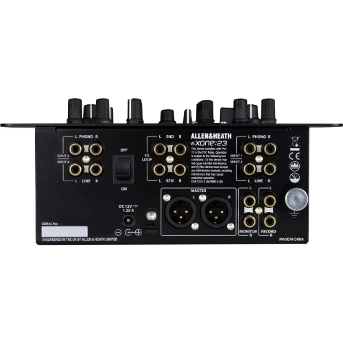 Allen & Heath XONE:23 2+2 Channel Professional DJ Mixer w/ 3-Band Total Kill EQ
