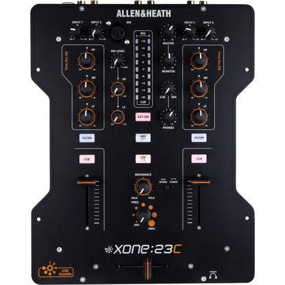 Allen & Heath XONE:23C 4 Channel Professional DJ Mixer w/ Internal Sound Card