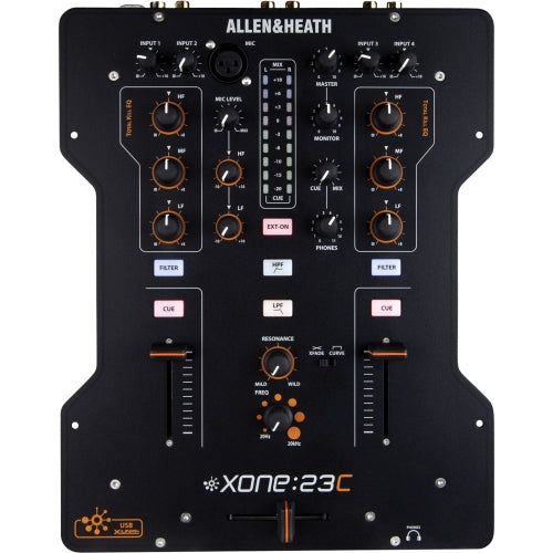 Allen & Heath XONE:23C 4 Channel Professional DJ Mixer w/ Internal Sound Card