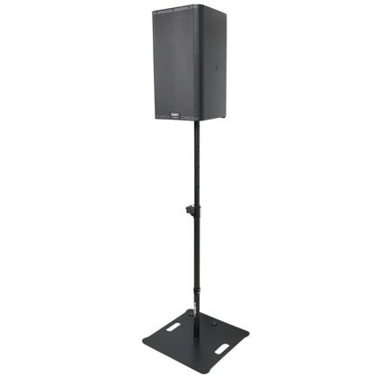 ProX X-POLARISBLX2 Portable Speaker and Lighting Dual Stand Kit with Base Plate and Carry Bags (Black)