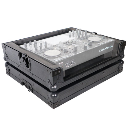 ProX X-PRIMEGO BL Flight Case for Denon Prime Go DJ Controller Black on Black