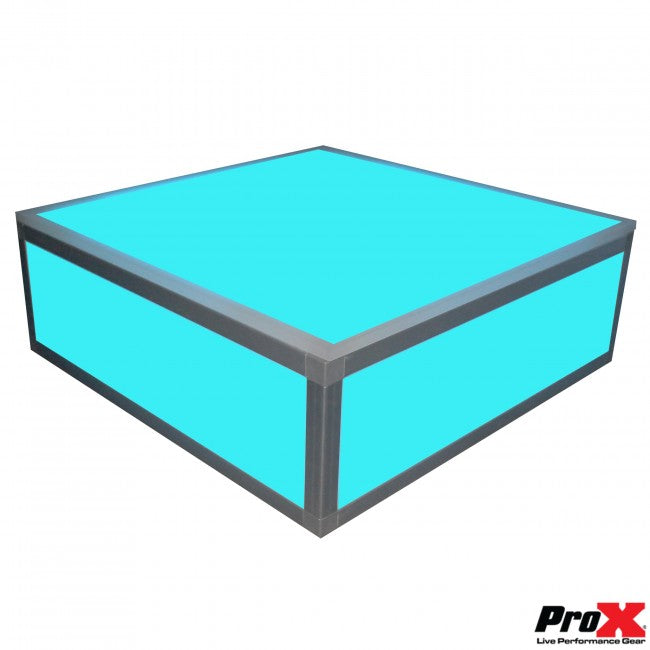 ProX LUMO STAGE Acrylic Platform Riser 24in X 24in X 8in High Section