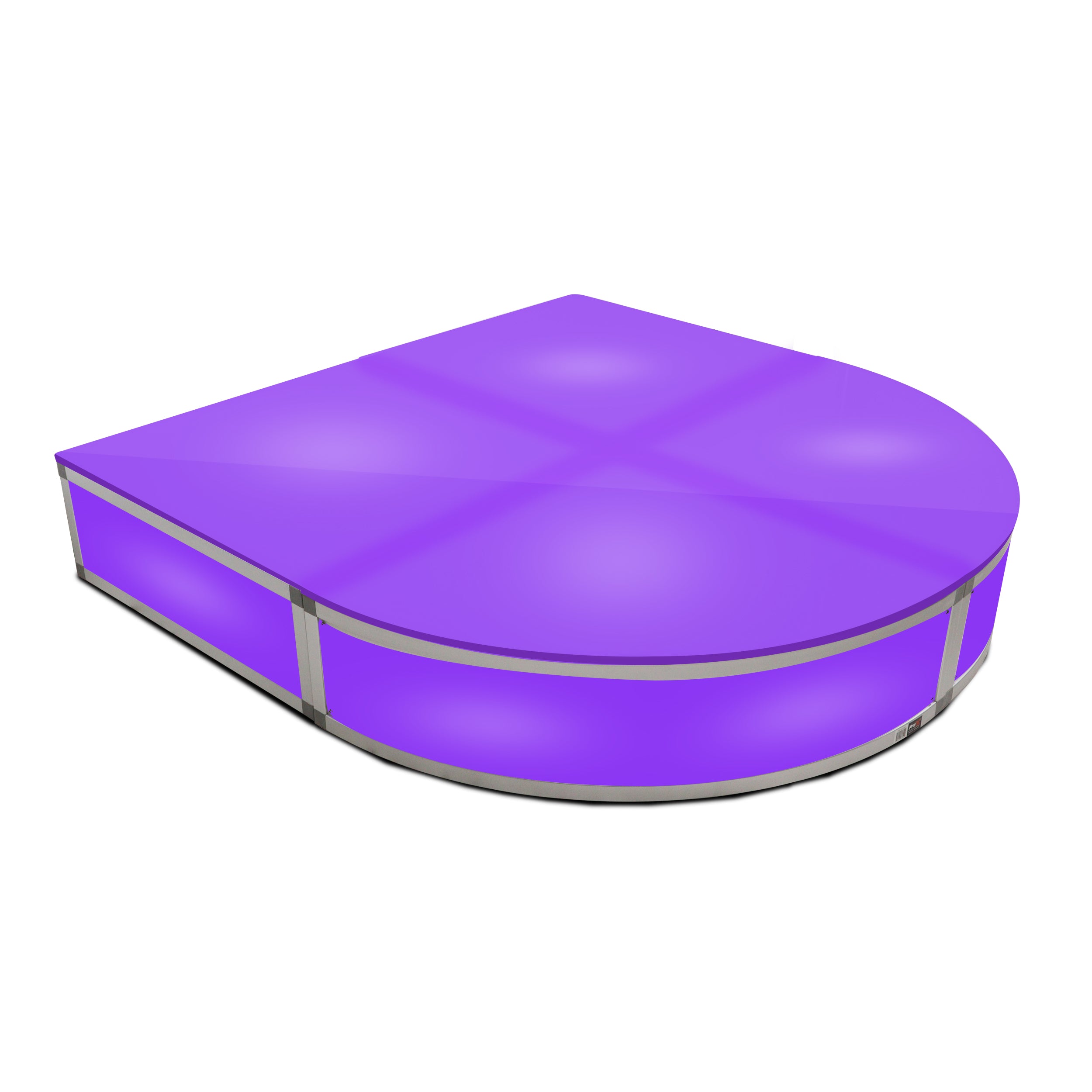 ProX XSA-2X28QR 2 Foot by 2 Foot Quarter Round Acrylic Stage