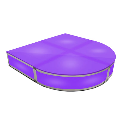ProX XSA-2X28QR 2 Foot by 2 Foot Quarter Round Acrylic Stage