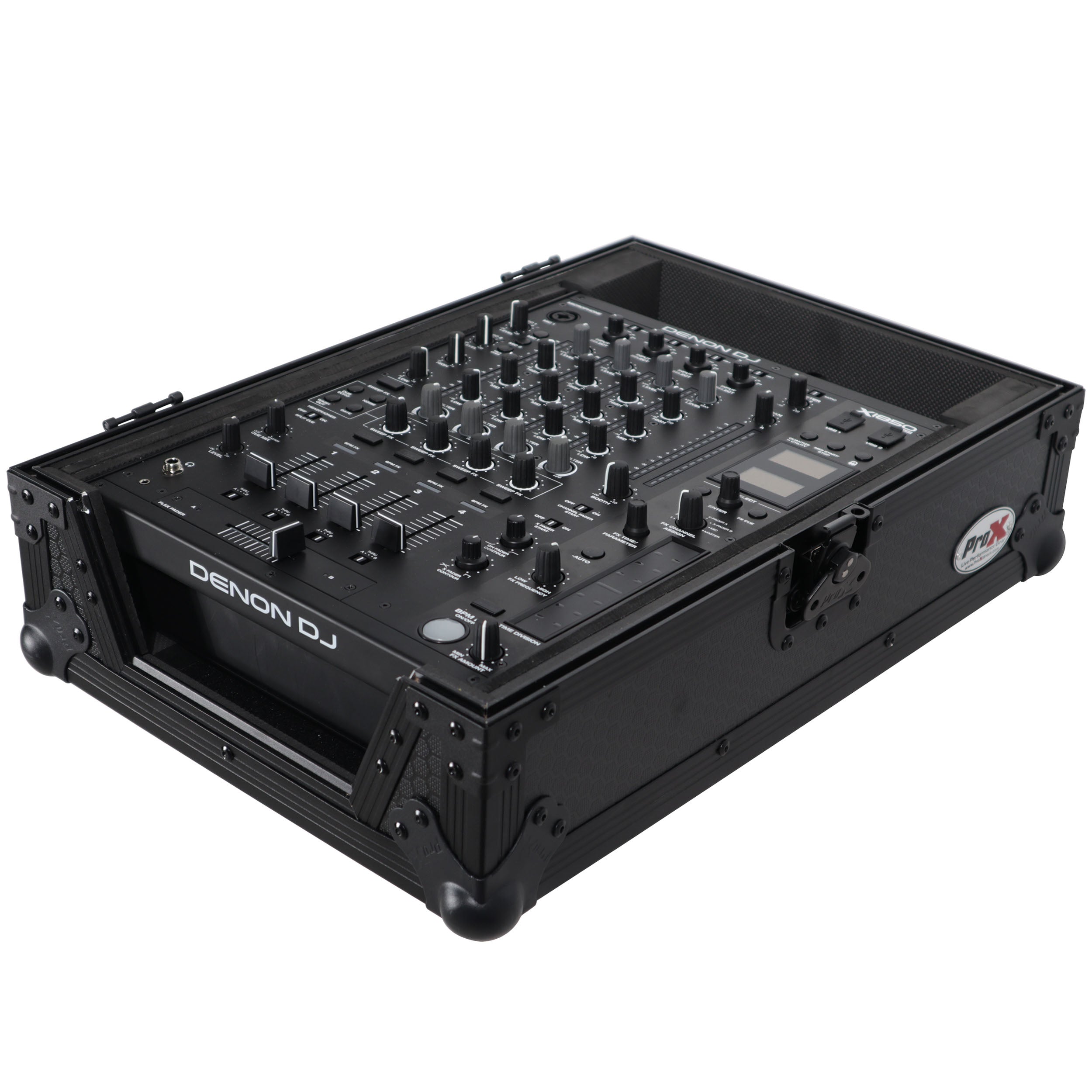 ProX XS-CDBL Flight Case for Large Format CD-Media Player Black on Black