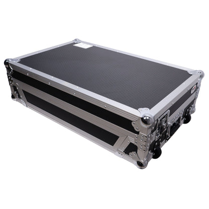 ProX XS-DDJFLX10WLT Flight Style Road Case with Laptop Shelf for Pioneer DDJ-FLX10
