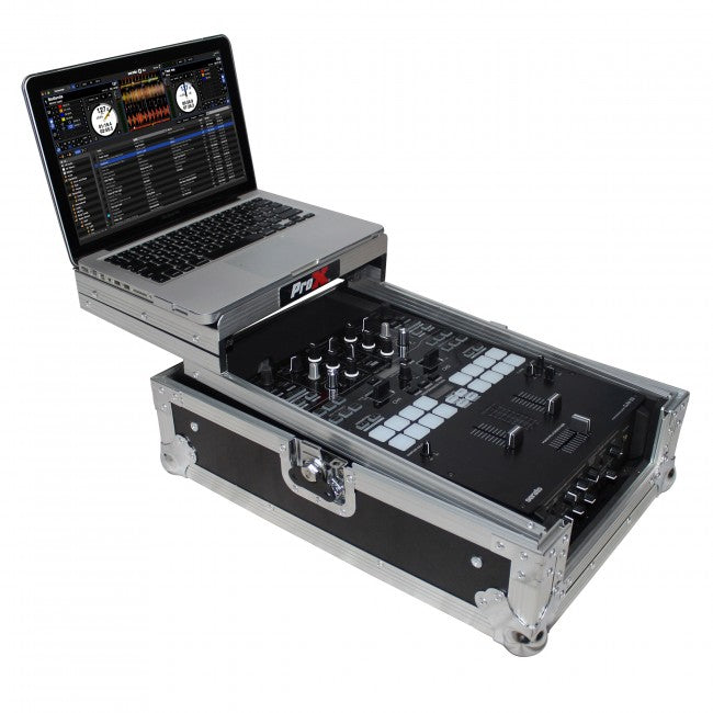 ProX fits Pioneer DJM-S9 Mixer Flight Case with Sliding Laptop Shelf
