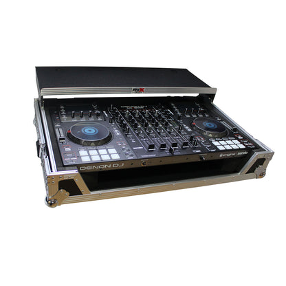 ProX XS-MCX8000WLT Flight Case for Denon MCX8000 with Wheels and Laptop Shelf