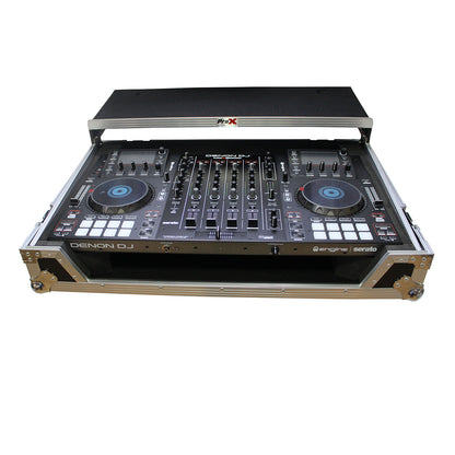 ProX XS-MCX8000WLT Flight Case for Denon MCX8000 with Wheels and Laptop Shelf