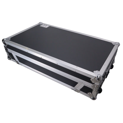 ProX ATA Flight Style Road Case For Pioneer Opus Quad DJ Controller with 1U Rack Space and Wheels