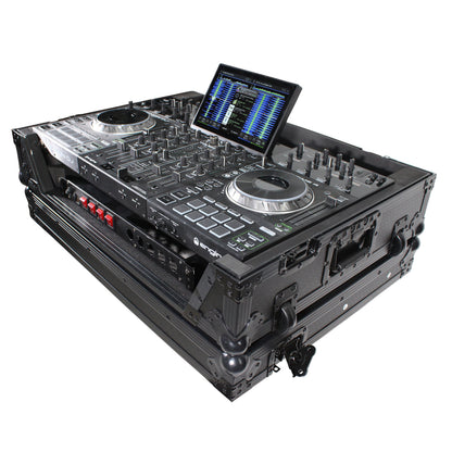 ProX XS-PRIME4 WBL Flight Case for Denon Prime 4 DJ Controller Black on Black