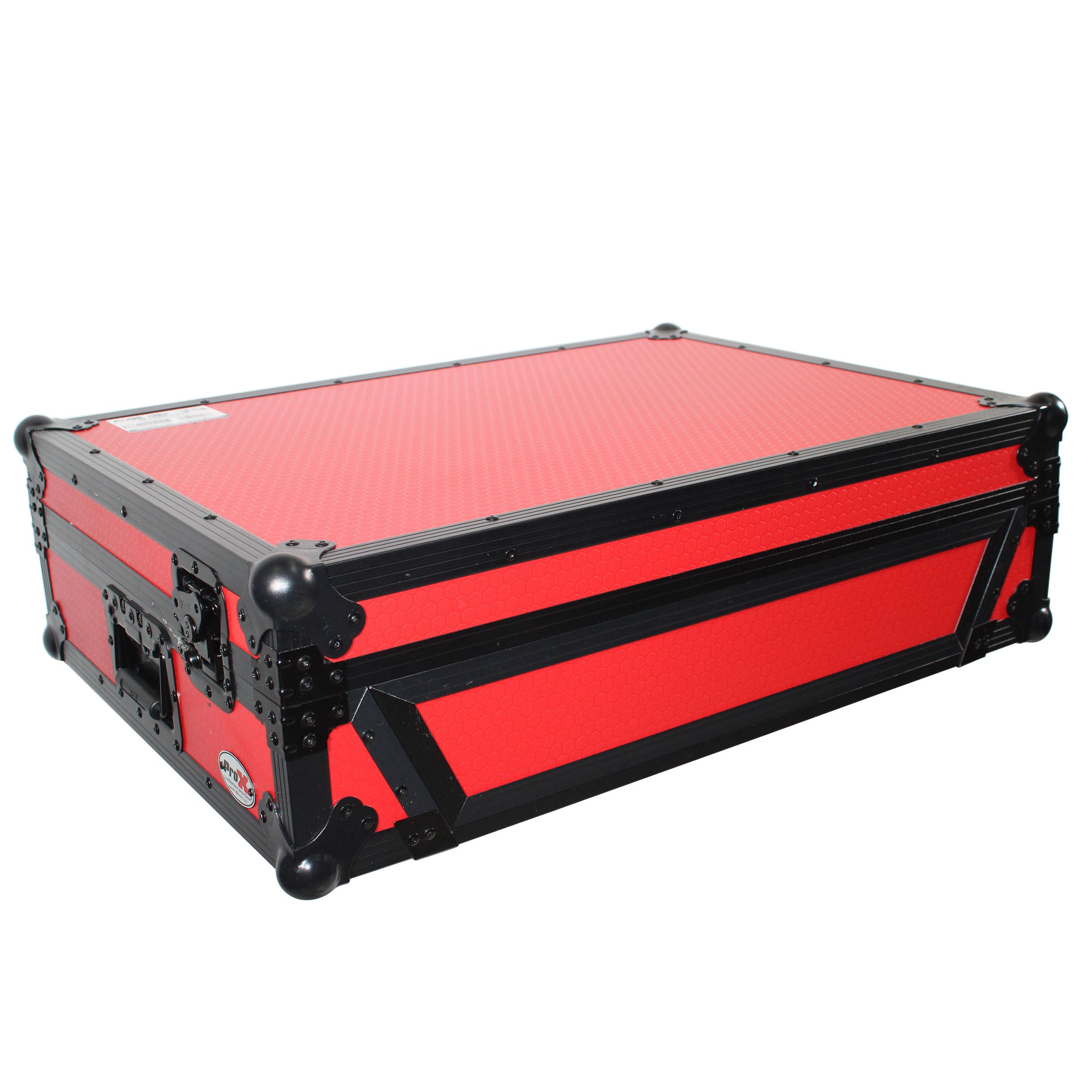 ProX XS-PRIME4 WRB Flight Case for Denon Prime 4 Black on Red