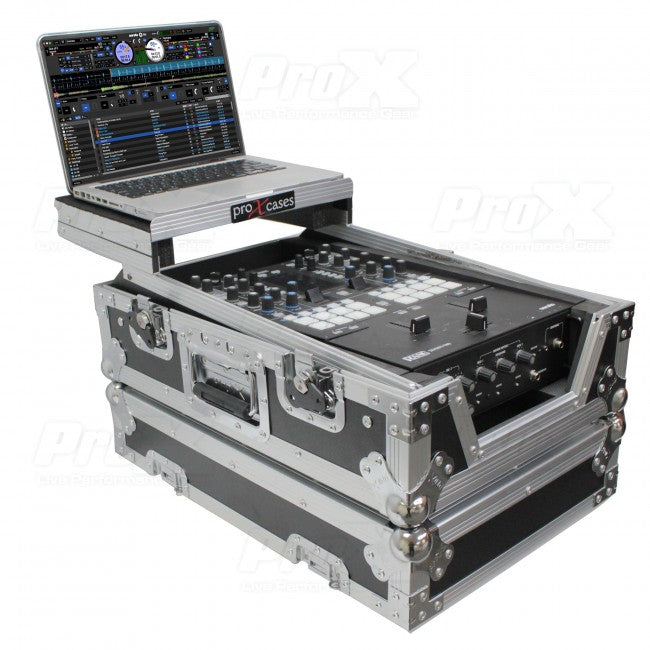 ProX 11 DJ Mixer Road Case W/Laptop Shelf for Rane Seventy-Two 72
