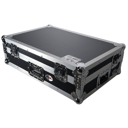 ProX XS-RANEONE-W Rane ONE Flight Case w/ Wheels & 1U Rack Silver/Black