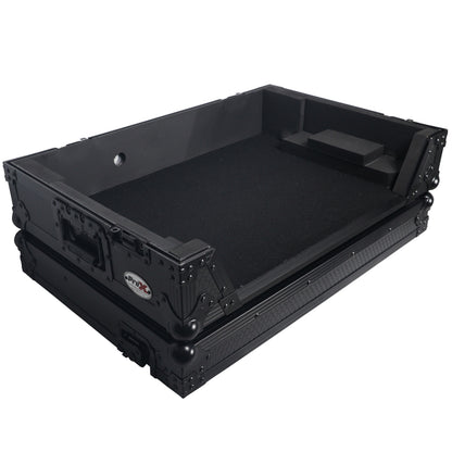 ProX XS-RANEONE-WBL Rane ONE Flight Case w/ Wheels & 1U Rack Black/Black