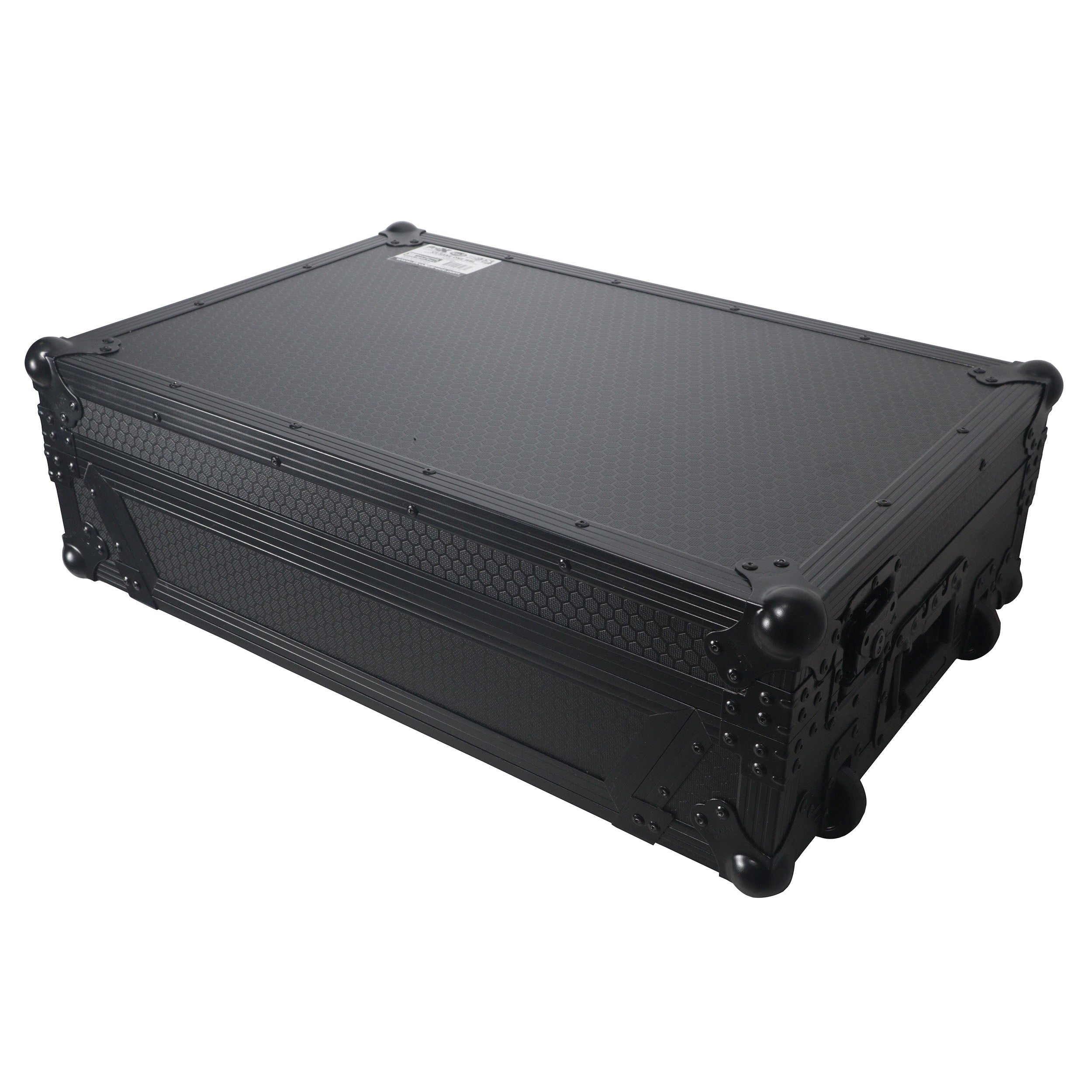 ProX XS-RANEONE-WBL Rane ONE Flight Case w/ Wheels & 1U Rack Black/Black