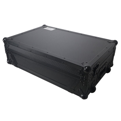 ProX XS-RANEONE-WBL Rane ONE Flight Case w/ Wheels & 1U Rack Black/Black