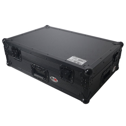 ProX XS-RANEONE-WBL Rane ONE Flight Case w/ Wheels & 1U Rack Black/Black