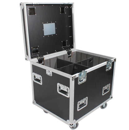ProX XS-UTL243030W ATA Utility Flight Storage Case with Dividers Tray and 4 in Casters