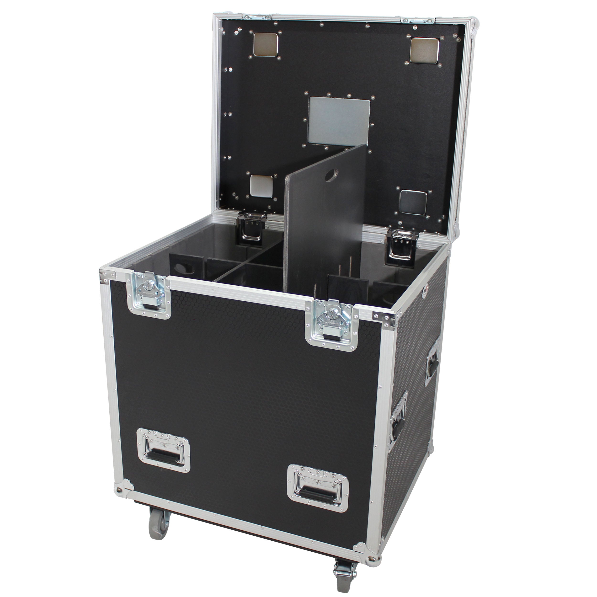ProX XS-UTL243036W Flight Storage Case with Dividers Tray and 4 in Casters