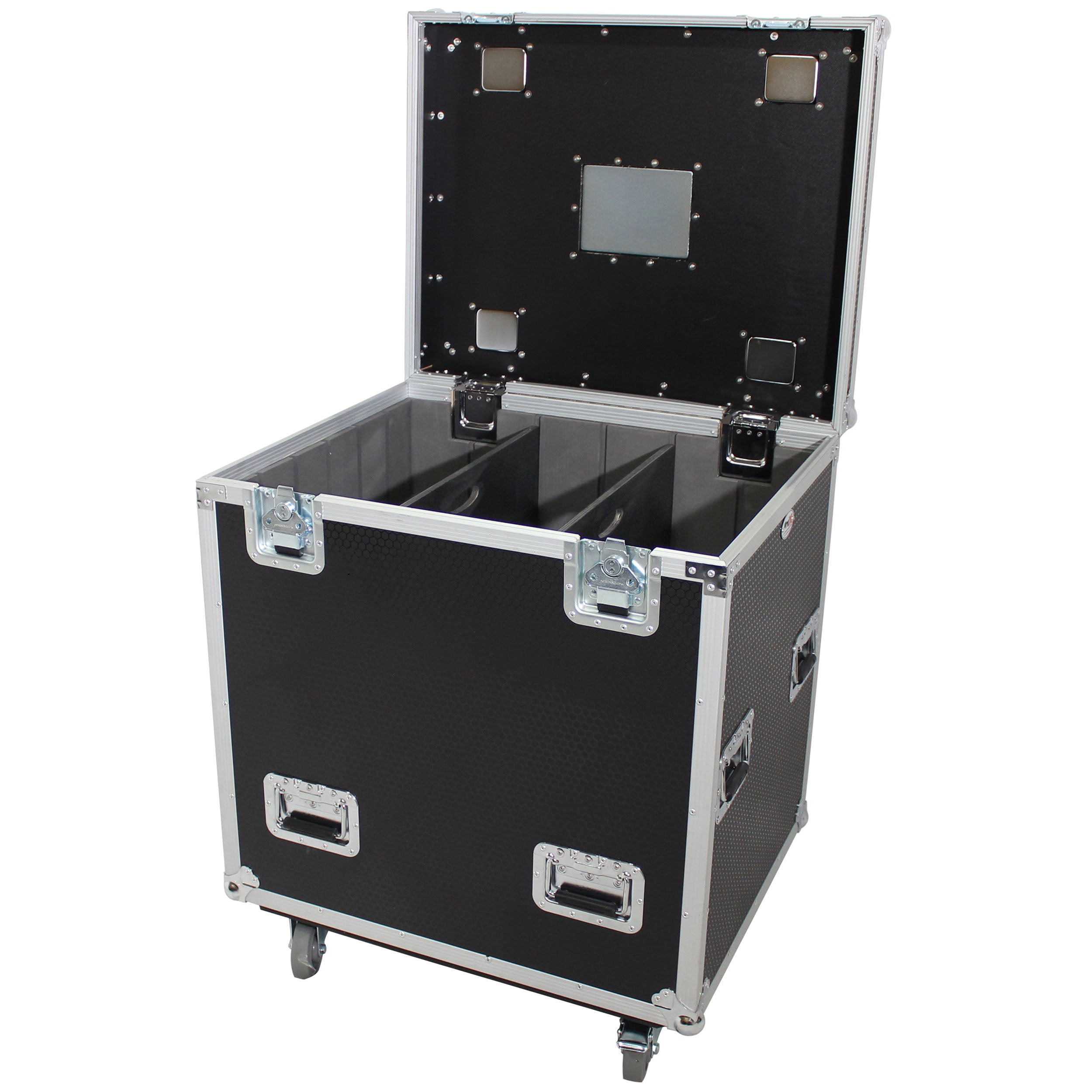 ProX XS-UTL243036W Flight Storage Case with Dividers Tray and 4 in Casters